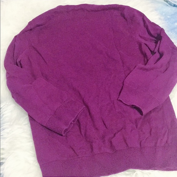 H&M Purple Plum Button Up Front Cardigan - Picture 3 of 5